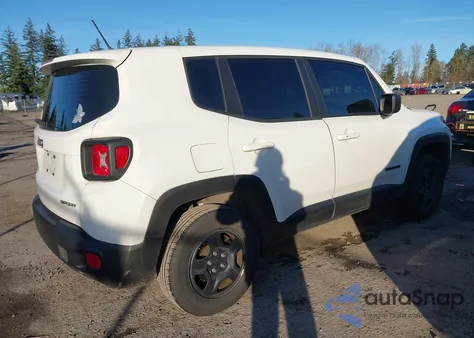 2017 Jeep Renegade Sport 4X4 from USA, damaged, VIN ZACCJBAB3HPE99579